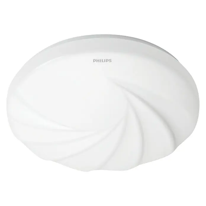 Philips Plafón LED redondo Shore - 17 W, Ø x Al: 32 x 7,2 cm, Blanco, Blanco, Blanco frío - Vista angular