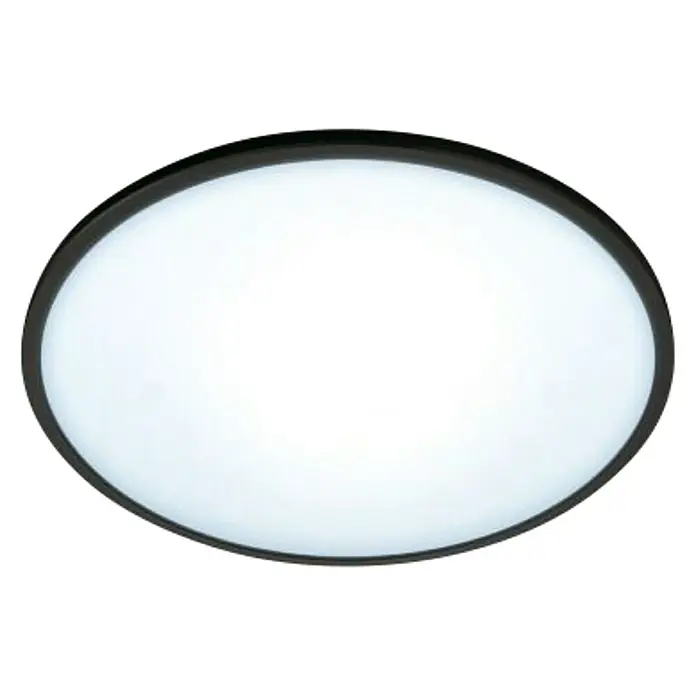 WiZ Plafón LED redondo Superslim - 16 W, Ø x Al: 29,2 x 2,3 cm, Blanco frío - Vista angular