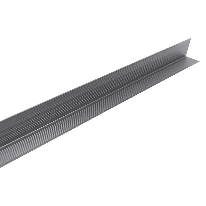 LOGOCLIC Winkelprofil - Grau, 1 m x 25 mm x 20 mm - Detailaufnahme