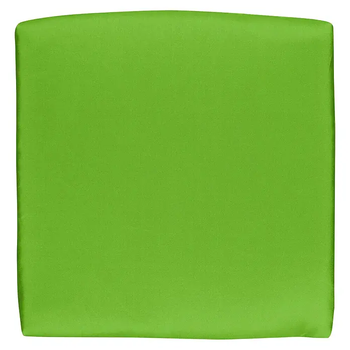 Doppler Sitzkissen Look quadratisch - L x B x H: 45 x 47 x 4 cm, Grün, Polyester - Vorderansicht