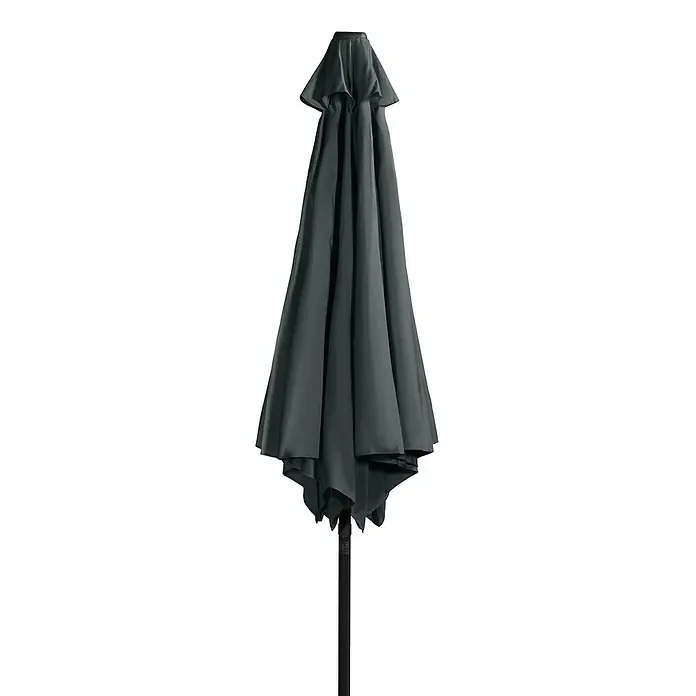 Derby Basic Lift Sonnenschirm Neo - Anthrazit, Durchmesser: 300 cm - Vorderansicht