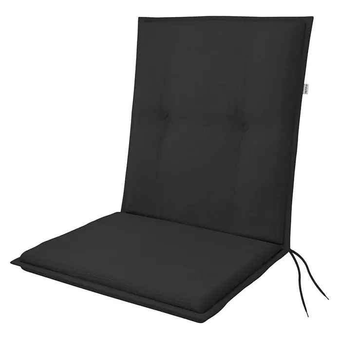Doppler Gartenmöbel-Auflage Smart - Niederlehner, Anthrazit, L x B x H: 100 x 48 x 4 cm, Polyester - Diagonale Ansicht