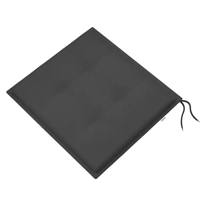 Doppler Gartenmöbel-Auflage Smart - Kissen, Anthrazit, L x B x H: 40 x 40 x 4 cm, Polyester - Diagonale Ansicht