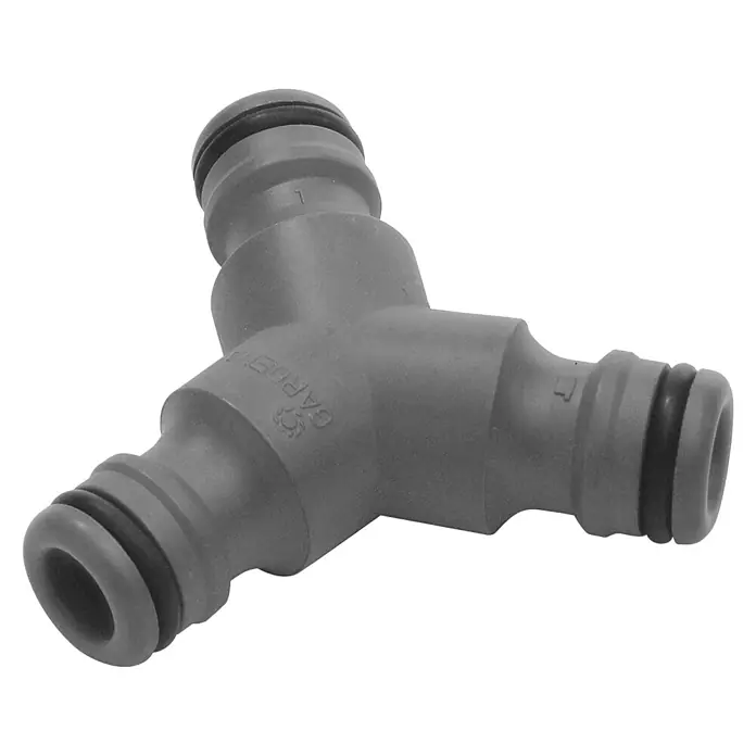 Gardena SB-System Y-element za crijevo za vodu - 2 izlaza za Original-System - Dijagonalni pogled