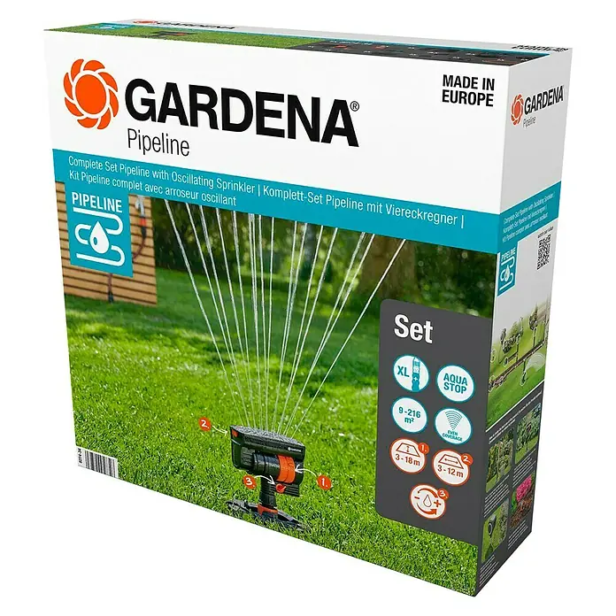 Gardena Osnovni komplet za cjevovod - 13 -dij. - Dijagonalni pogled