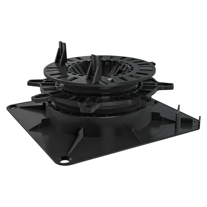 Terrassenfuß TL11 L-Aufnahme - 1 Stk., Höhenverstellung: 3 cm - 6 cm - Diagonale Ansicht