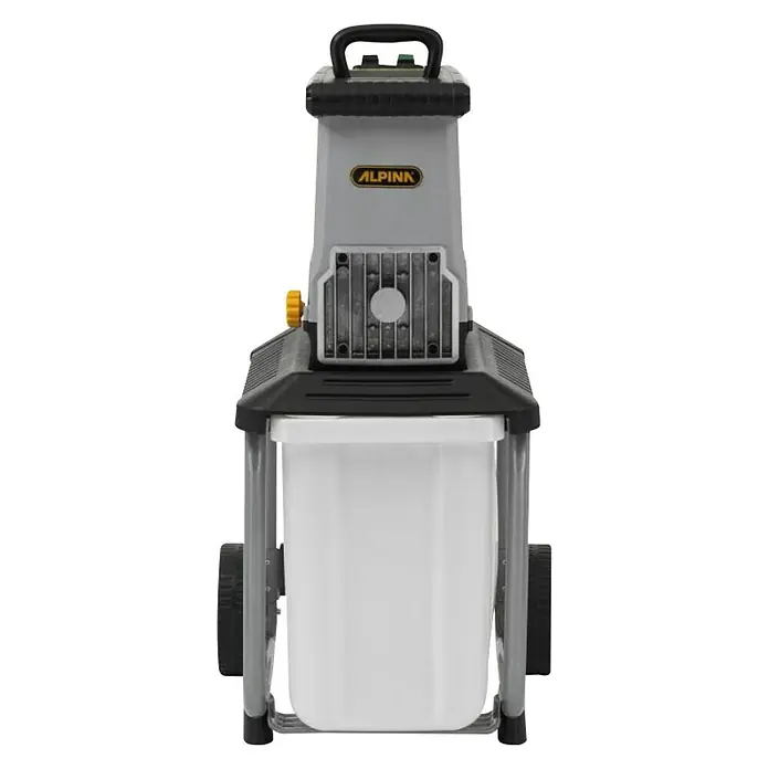 Alpina Biotrituradora eléctrica ASH 2.5 E - 2.500 W, Corte de ramas máx.: 4 cm - Vista frontal