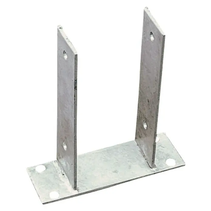 Forest-Style Soporte para poste - Soporte de estaca de 70 x 70 mm - Vista angular