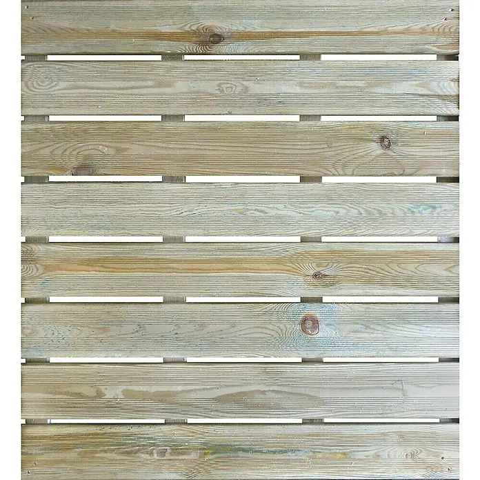 Forest-Style Loseta de madera Julia - Pino, Natural, 100 x 100 cm - Primer plano