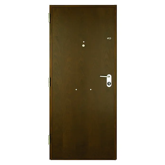 SegureStil Puerta de entrada Acorazada V500CC Serie V Exterior - 90 x 206 cm, Izquierda, Nogal - Vista frontal