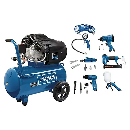Scheppach  Kompressor HC55DC Profi-Set