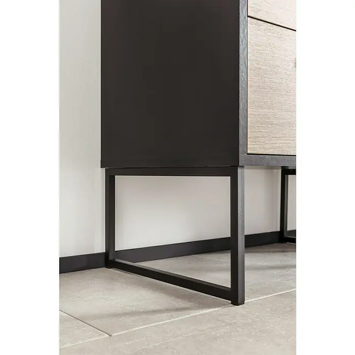 BAUHAUS Jannik Waschtischunterschrank - 65 x 32,5 x 66,5 cm, Steinesche, Matt - Detailaufnahme