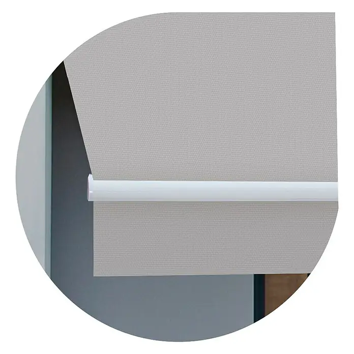 SmartSun Lona para toldo Poliéster - Gris claro, Ancho: 3 m, Caída: 2 m - Primer plano