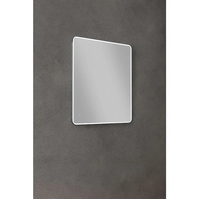 Camargue LED-Lichtspiegel Frame - Mit abgerundeten Kanten, 80 x 68 cm, Berührungssensor - Stimmungsaufnahme