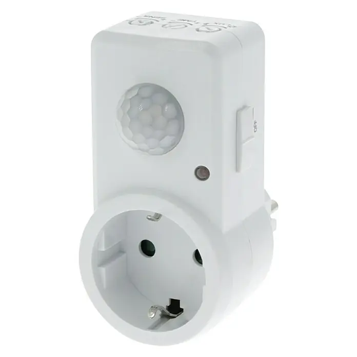 Q-Link Sensorstopcontact - Reikwijdte: 9 m, 120 ° - Diagonaal zicht