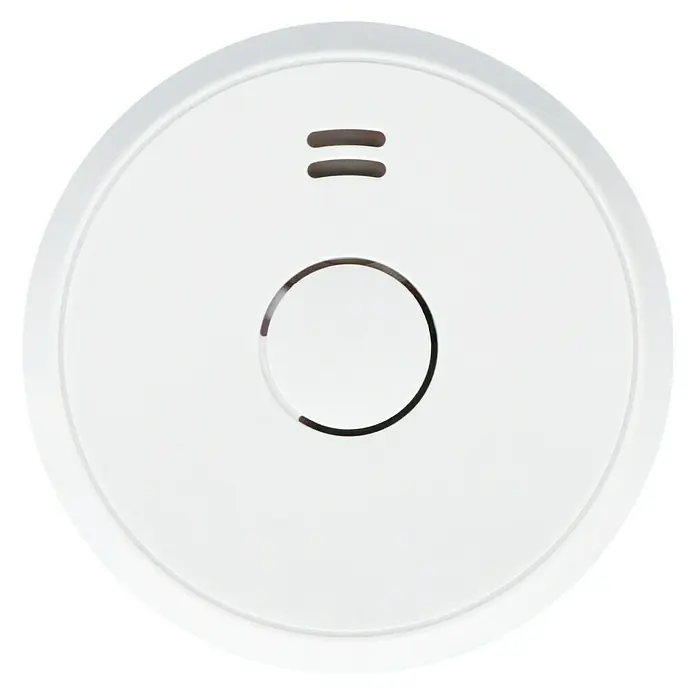 UniTEC Rauchwarnmelder - Durchmesser: 9 cm, Batterielaufzeit: 1 Jahr, 85 dB - Draufsicht