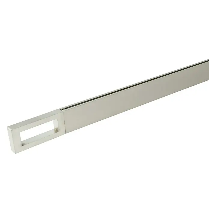 Expo Ambiente Eindstuk Air - Rvs-look, Geschikt voor: 32 x 11 mm profiel - Diagonaal zicht