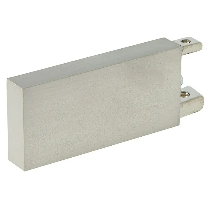 Expo Ambiente Eindstuk Long - Rvs-look, Geschikt voor: 32 x 11 mm profiel - Diagonaal zicht