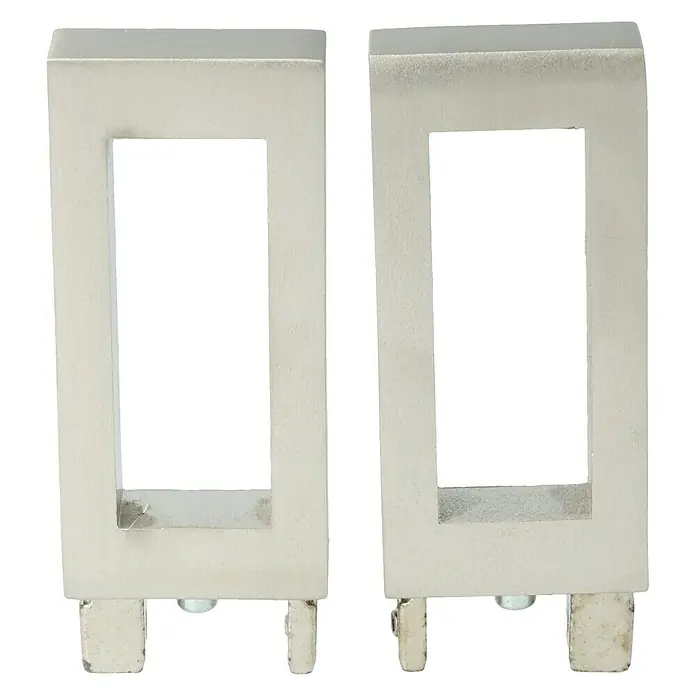 Expo Ambiente Eindstuk Air - Rvs-look, Geschikt voor: 32 x 11 mm profiel - Vooraanzicht