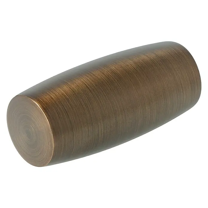 Expo Ambiente Endstück Cubus - Bronze, Geeignet für: Gardinenstangen Ø 25 mm - Diagonale Ansicht