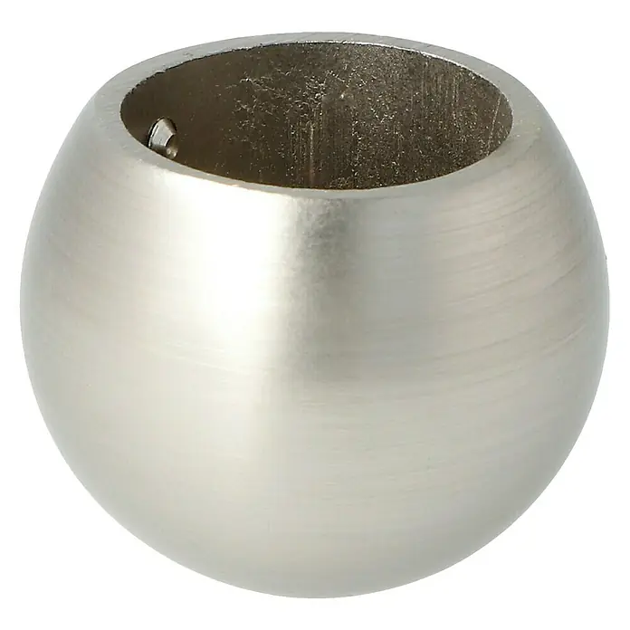 Expo Ambiente Endstück Ball - Edelstahloptik, Durchmesser: 40 mm - Diagonale Ansicht