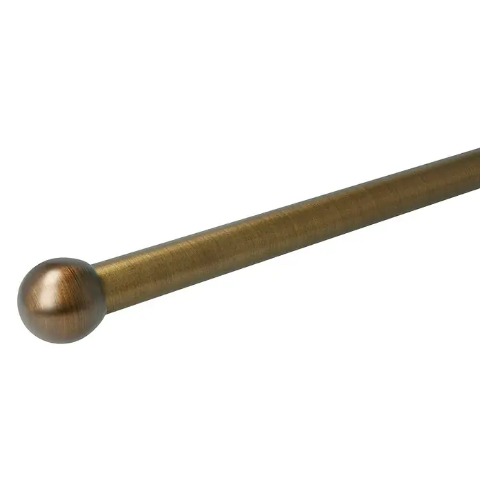 Expo Ambiente Endstück Ball - Bronze, Durchmesser: 40 mm - Diagonale Ansicht