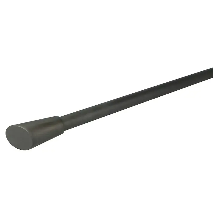 Expo Ambiente Eindstuk Rag - Iron look-brush, Geschikt voor: Gordijnroedes Ø 20 mm, 2 st. - Diagonaal zicht