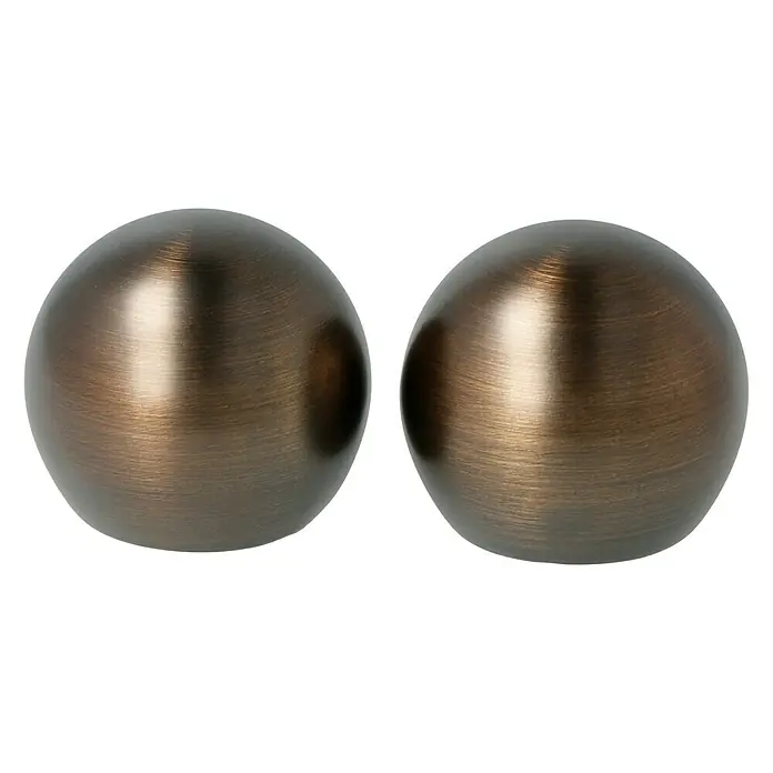 Expo Ambiente Endstück Ball - Bronze, Durchmesser: 40 mm - Vorderansicht