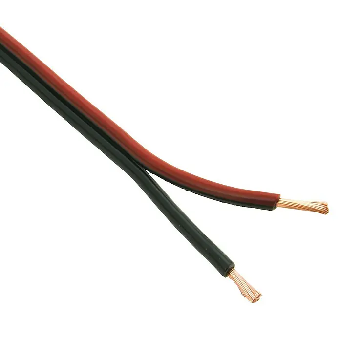 Profi Depot Luidsprekerkabel, per meter - Zwart/rood, 1,5 mm² - Close-up