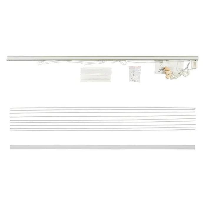 Kit de accesorios para estores - Ancho: 90 cm, Gris - Vista frontal