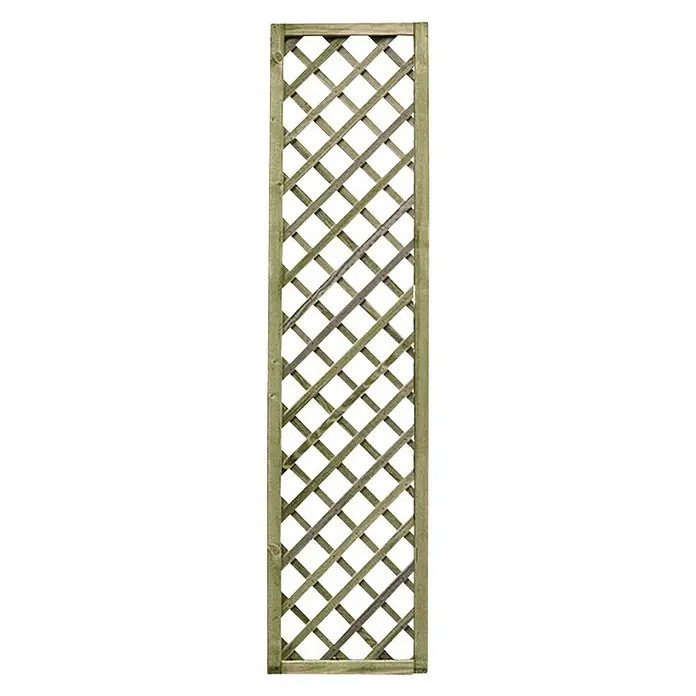Forest-Style Celosía de madera Premices - An x Al: 40 x 180 cm, Natural - Vista frontal