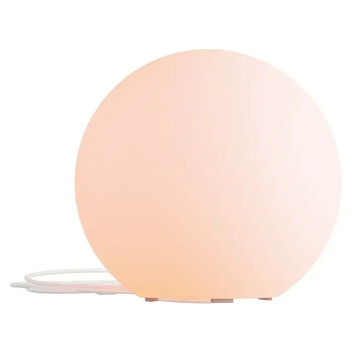 Ledvance SUN@Home LED-Tischleuchte rund Moodlight - 4 W, Ø x H: 20 x 19,5 cm, Weiß, Kaltweiß - Diagonale Ansicht