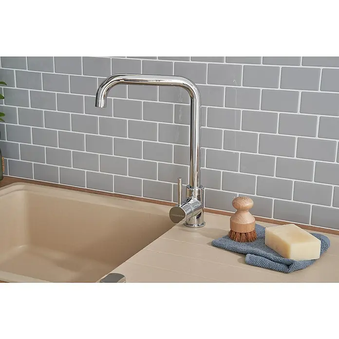 Respekta by Schock Einbauspüle Columbia - 100 x 50 cm, 1 Becken, Cristalite®, Beige - Stimmungsaufnahme