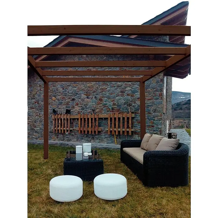 Pérgola Green - L x An x Al: 400 x 300 x 250 cm, Natural - Foto ambiente