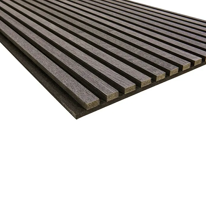 FibroTech Akustikpaneel Basic - Black Oak, 2.440 x 605 x 22 mm, 1 Paneel - Detailaufnahme