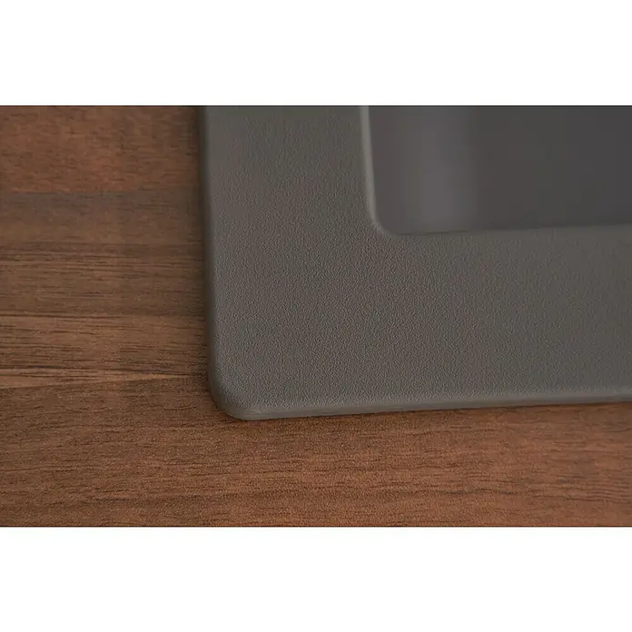 Respekta Einbauspüle Denver - 78 x 43,5 cm, 1 Becken, Mineralite, Grau - Detailaufnahme