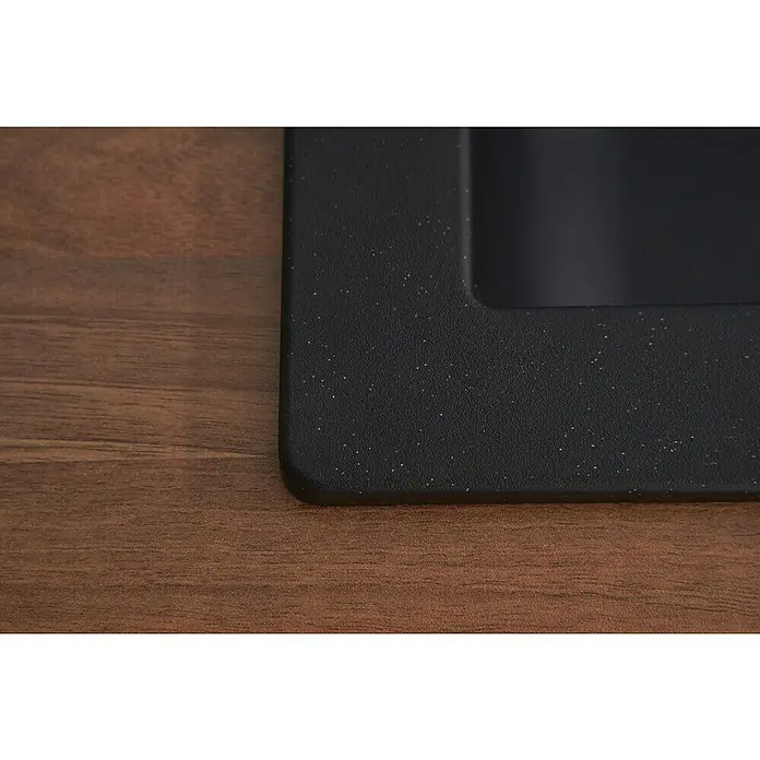 Respekta Einbauspüle Denver - 78 x 43,5 cm, 1 Becken, Mineralite, Schwarz - Detailaufnahme