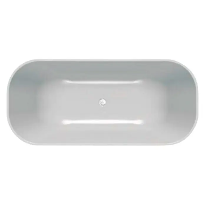 Kolpa San Samostojeća kada Pandora - D x Š: 163 x 68 cm, 230 l, Sanitarni akril, Bijele boje - Pogled odozgo