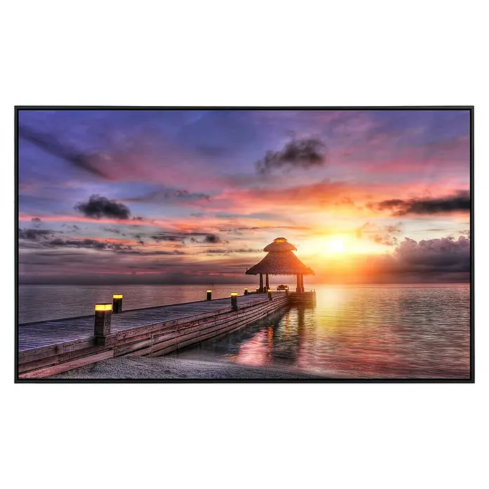 Papermoon Infrarot-Bildheizkörper Malediven Sonnenuntergang - 100 x 60 cm, 600 W - Vorderansicht