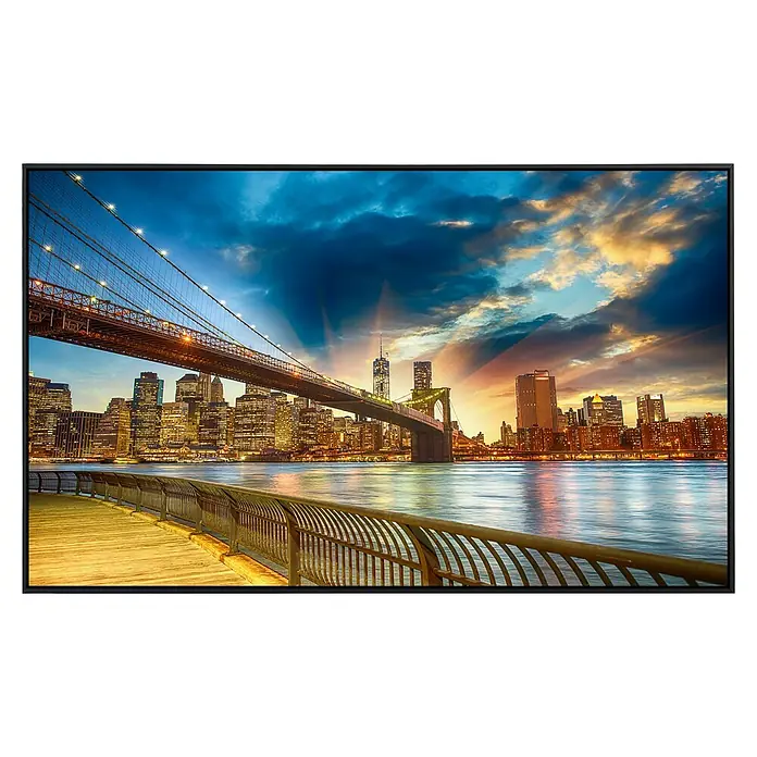 Papermoon Infrarot-Bildheizkörper Manhattan Sonnenuntergang - 120 x 60 cm, 1.200 W - Vorderansicht