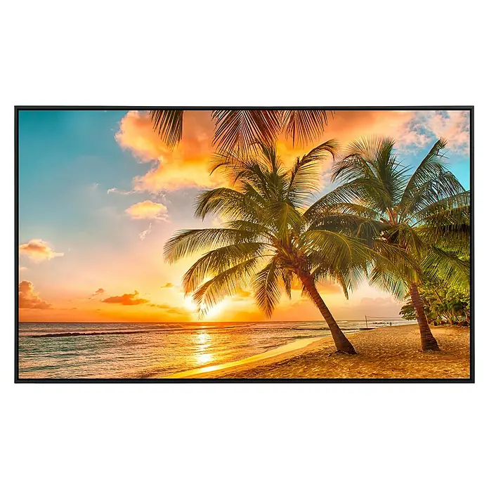 Papermoon Infrarot-Bildheizkörper Barbados Palm Beach 1 - 120 x 60 cm, 900 W - Vorderansicht