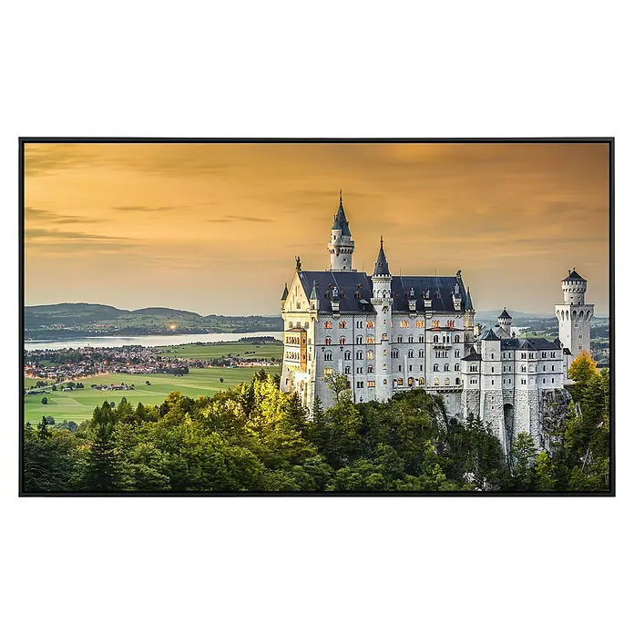Papermoon Infrarot-Bildheizkörper Schloss Neuschwanstein - 100 x 60 cm, 600 W - Vorderansicht