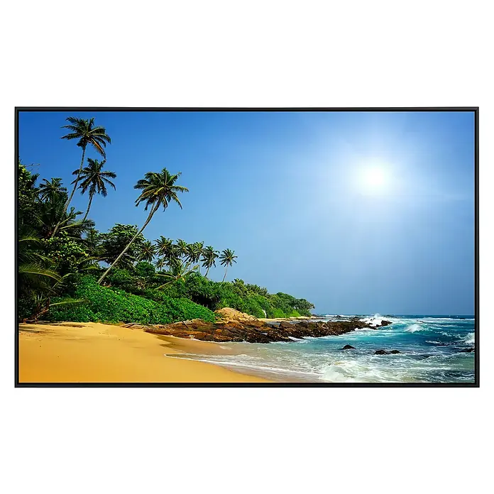 Papermoon Infrarot-Bildheizkörper Sri Lanka Tropischer Strand - 120 x 60 cm, 750 W - Vorderansicht