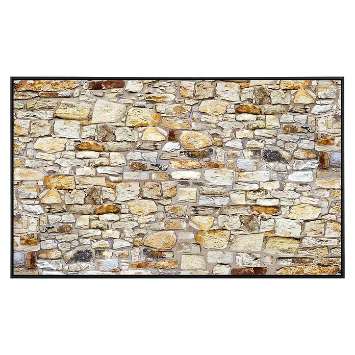 Papermoon Infrarot-Bildheizkörper Die Mauer 2 - 120 x 60 cm, 750 W - Vorderansicht