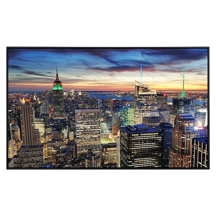 Papermoon Infrarot-Bildheizkörper New York in der Abenddämmerung - 60 x 60 cm, 350 W - Vorderansicht