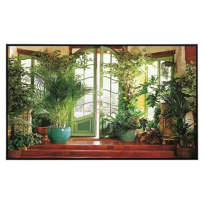 Papermoon Infrarot-Bildheizkörper Larit Jardin - 60 x 60 cm, 350 W - Vorderansicht