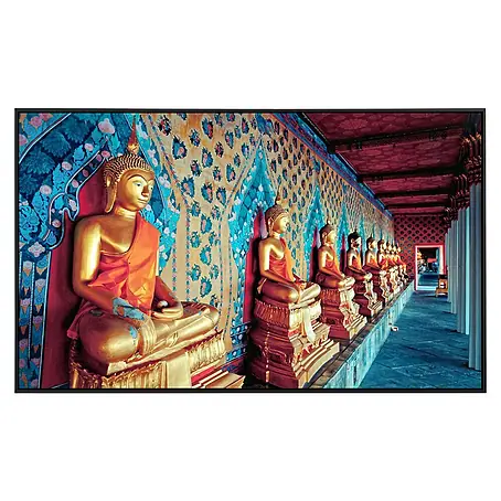 Papermoon  Infrarot-Bildheizkörper Goldene Statuen Buddhas