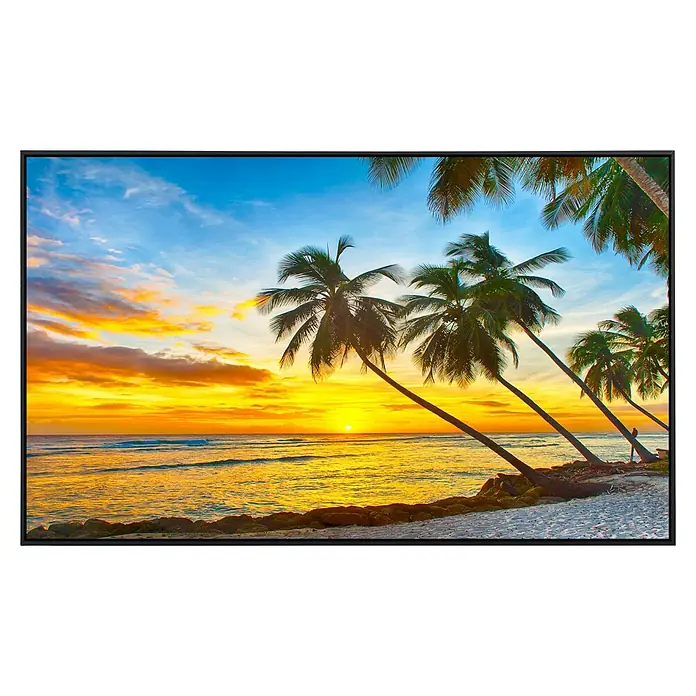 Papermoon Infrarot-Bildheizkörper Barbados Palm Beach 2 - 120 x 60 cm, 900 W - Vorderansicht