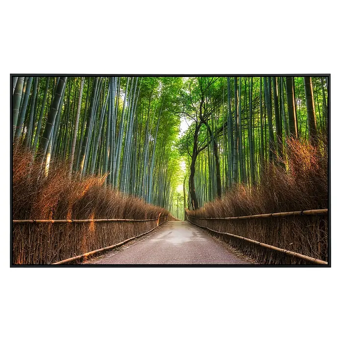 Papermoon Infrarot-Bildheizkörper Bambushain von Kyoto - 120 x 60 cm, 1.200 W - Vorderansicht