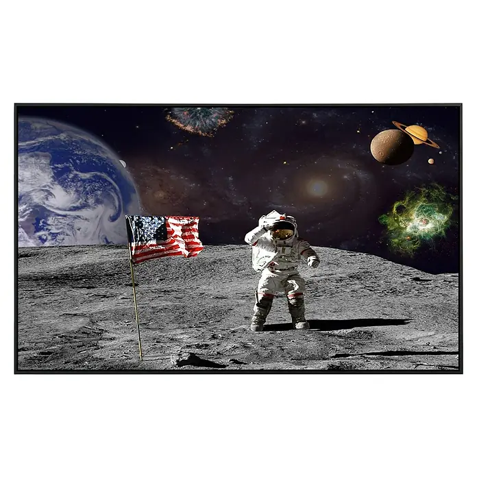 Papermoon Infrarot-Bildheizkörper Mond - 120 x 60 cm, 750 W - Vorderansicht